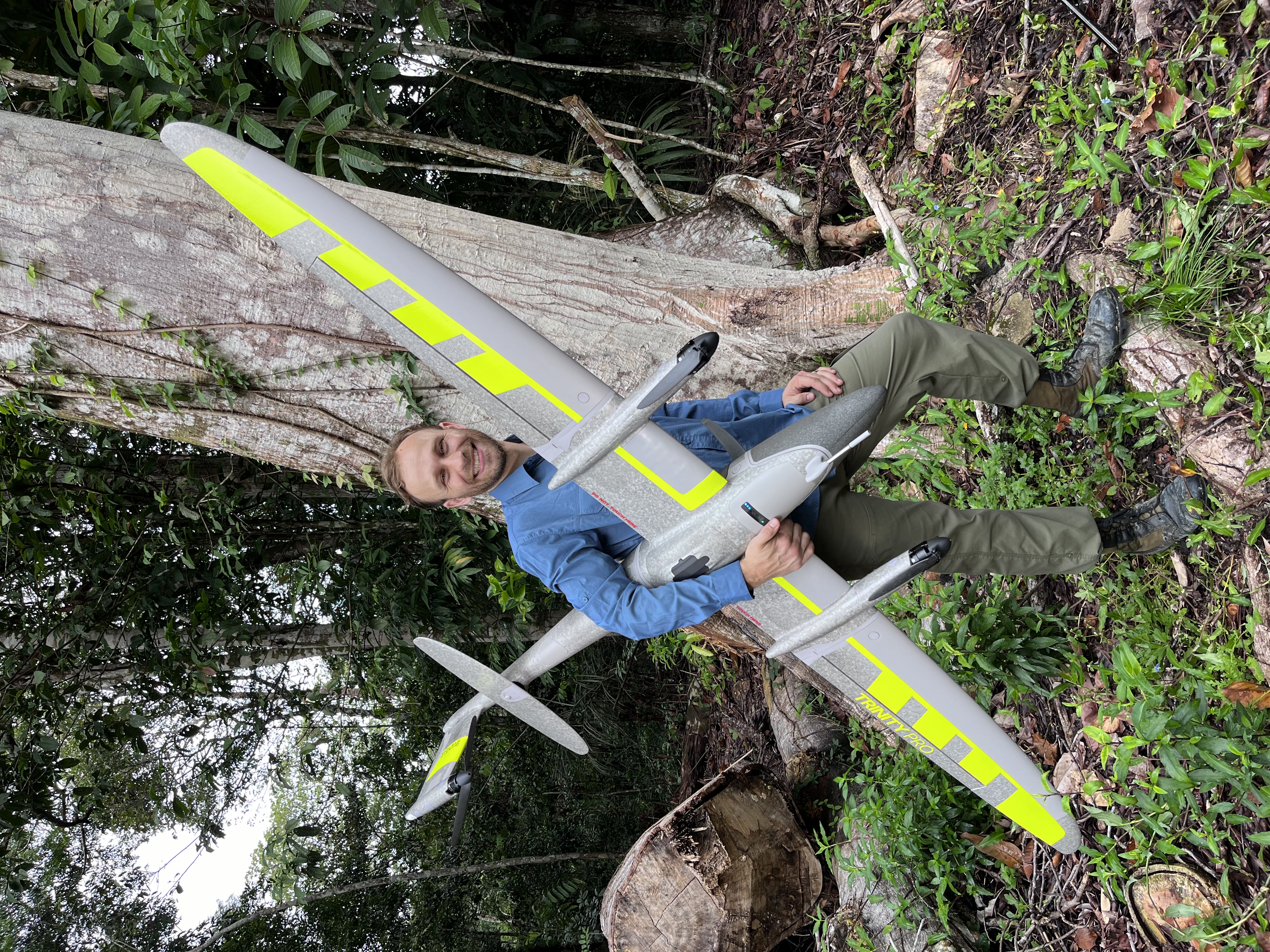 Evan and our drone