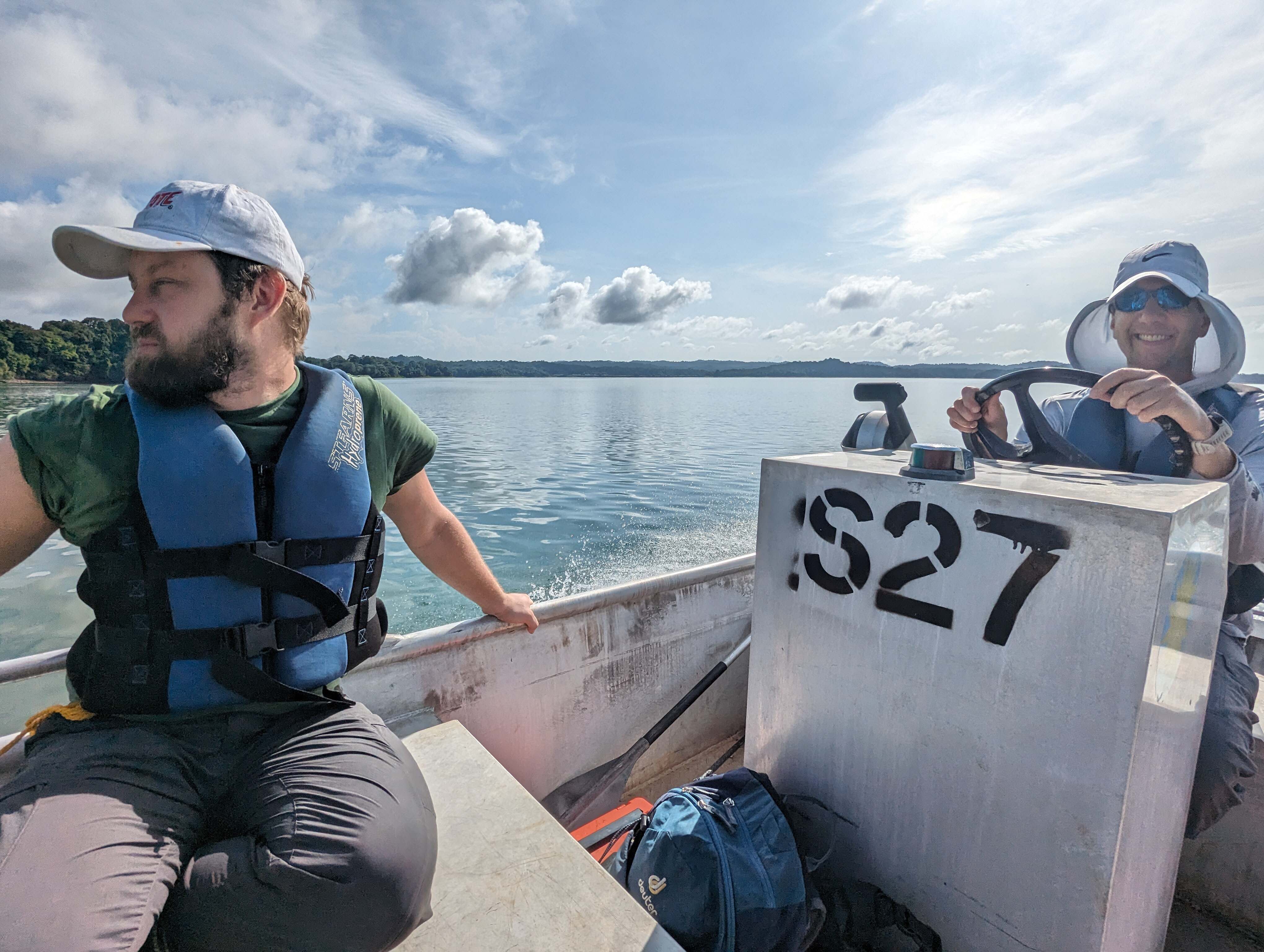 Taking the boat to find lightning strikes on southern BCI